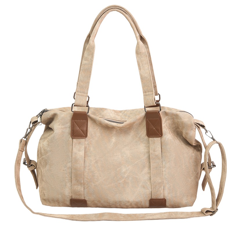 Meilad retro alta sensación bolso de gran capacidad de viaje corto bolso de mano casual versátil mochila de hombro