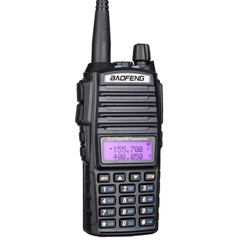 Baofeng BF-UV82 walkie-talkie BAOFENG Estación de mano de conducción autónoma FM de doble etapa Plataforma de automóvil al aire libre civil