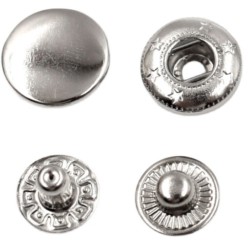 K9HX wholesale 831 metal four-in-one button female snap button seam-free nail button baby clothes button down jacket hidden button