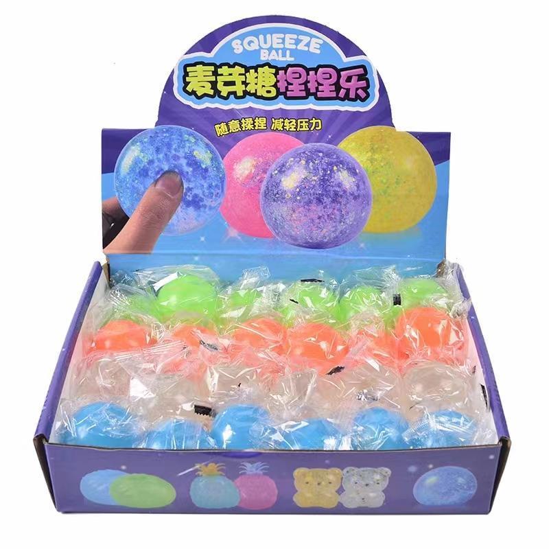 4.0 빛나는 공 12 평평한 머리카락 한 상자