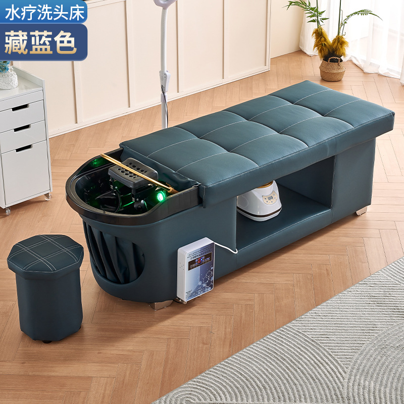 Azul oscuro + circulación de agua