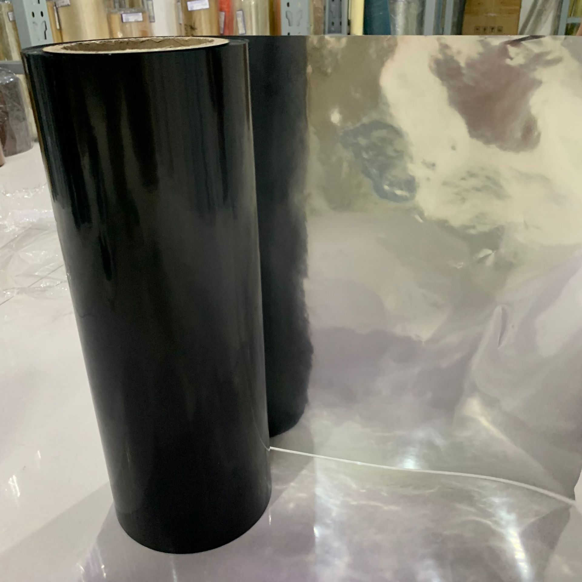 PET镀铝银黑薄膜  防晒 pet银黑薄膜 地膜 反光隔热