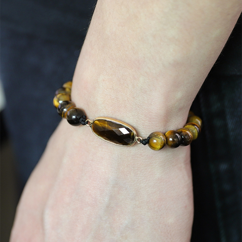 Fashion Geometric natural stone Handmade Bracelets 1 Piece