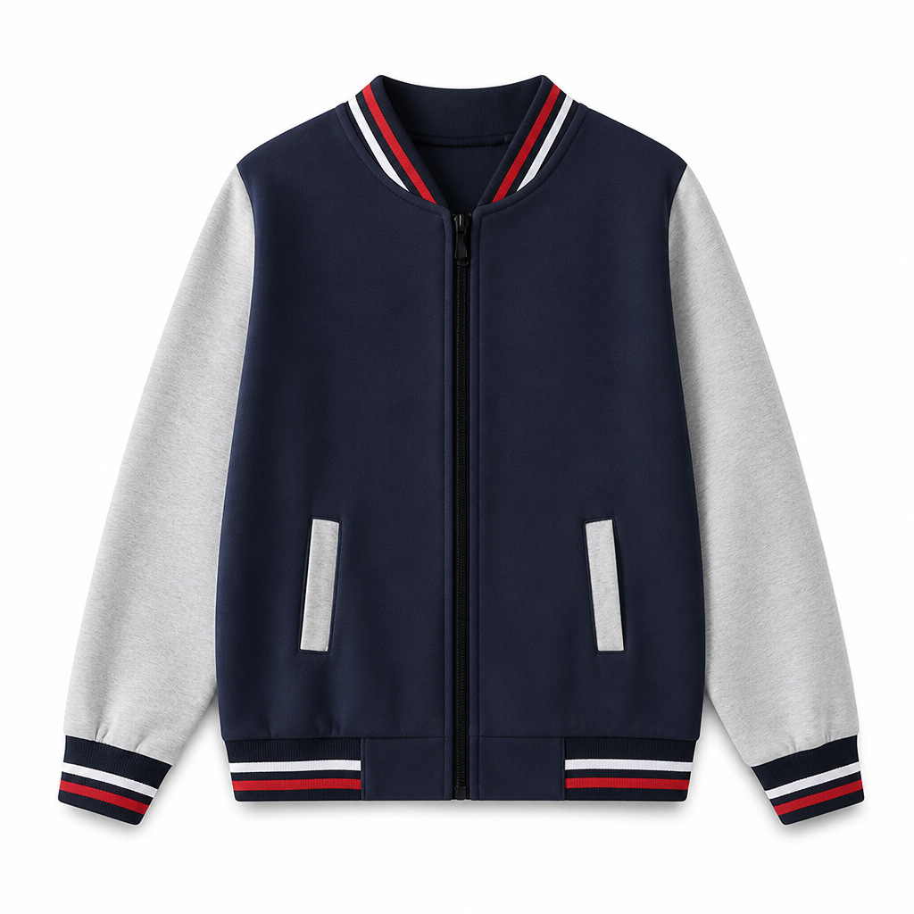 School Uniform Jackets for Primary and Secondary School Students, Slim-Fit Baseball Jackets, School Uniforms, Sportswear, Sweatshirts, Class Uniforms, Cardigans for Boys and Girls