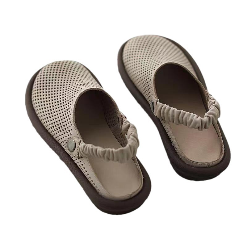 Tendencia de sandalias antideslizantes 2024 nuevo estilo de verano de playa de moda de estilo de hadas de alta calidad con falda de moda