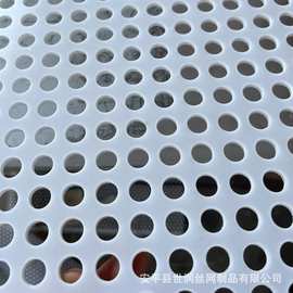 塑料冲孔板 白色PP塑料洞洞板垫板 小孔塑料孔网板塑料冲孔装饰板