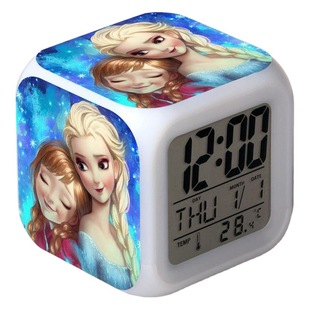 Замороженный будильник FROZEN Белоснежная королева принцесса Анна Красочное настроение