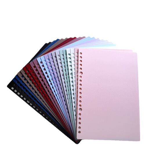 You can get excellent Morandi color B5 loose-leaf cover DIY hand ledger cover A5 retro frosted loose-leaf cover skin