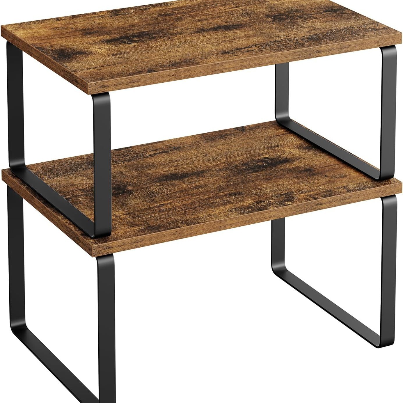 Juego de dos piezas de marco de hierro marrón + negro