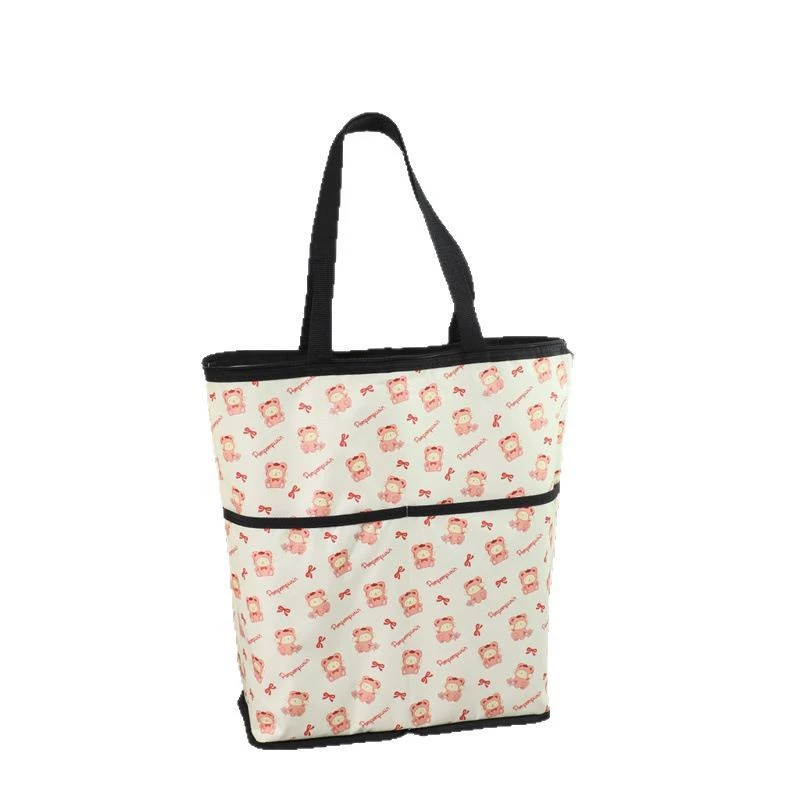 Handheld foldable capacious shopping bag, cloth bag, one-shoulder bag