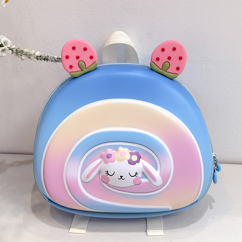 Baby Baby New Kindergarten Mochila Eva Strawberry Swiss Roll Mochila para niños de 3 a 6 años Mochila