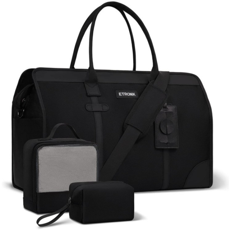 Mayorista de moda para hombres y mujeres bolsas deportivas impermeables de alta capacidad bolsa de viaje se puede llevar con un solo hombro de tres piezas