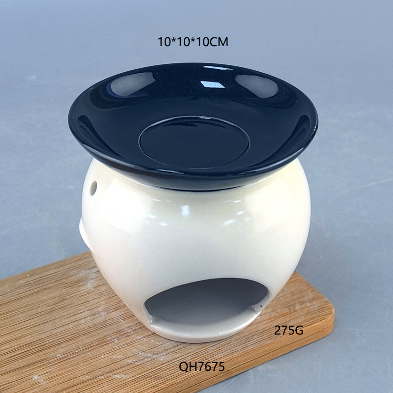 Cerámica al por mayor lámpara nocturna vela ceremonia de té polvo de sándalo incenso horno de incienso creativo casero incenso horno de aceite esencial
