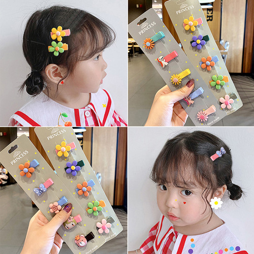 Baby Hair Clips, Hair Accessories for Infants, Damage-Free Hair Pins for Babies, Children's Princess Hair Decorations from Korea, Hair Accessories for Toddlers