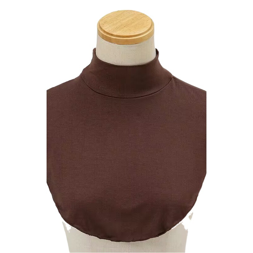 New Monochrome Fake Collar Women's High Collar Fake Collar Model Cotton in stock