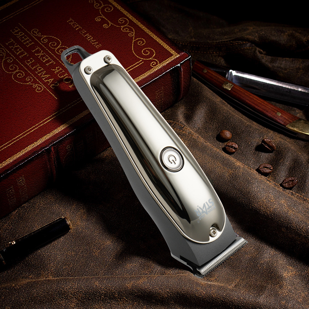 Estrella ganadora transfronteriza nuevo eléctrico Barber afeitado USB interfaz hogar portátil Barber tijeras traje