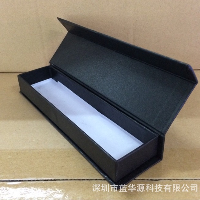 纸质礼品盒 翻盖笔盒 礼盒包装 书本形笔包装盒 180x49x26mm