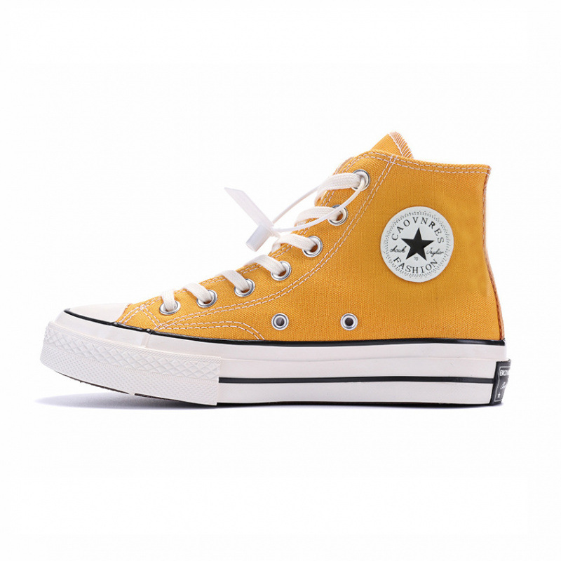 Meiji Conway de los años 1970 zapatos de lona de pareja alta mujer estrella clásica baja zapatos deportivos casuales skate hombre image 21