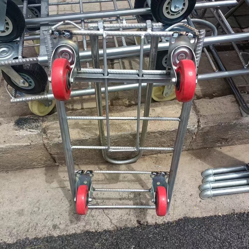 推车搬运折叠钢筋伸至小拉车拉车38长家用7090拉货载重车拉杆车小