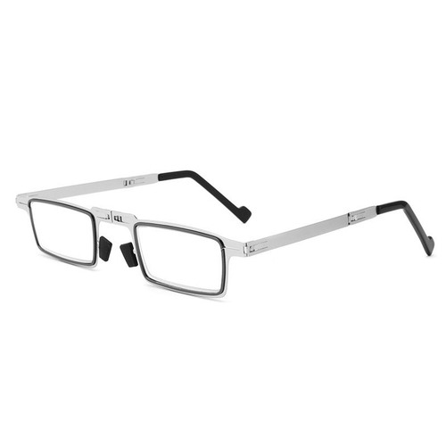 Blue Light Blocking Foldable Reading Glasses for Men, Ultra-Lightweight, No Screws, High Definition Anti-Fatigue Reading Glasses, Portable Eyeglasses