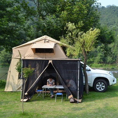 Avtomobil dam çadırları mattress car tent outdoor tent - 19m-rear-canopy-of-roof-tent-2x2m-screen-of-side-canopy-22