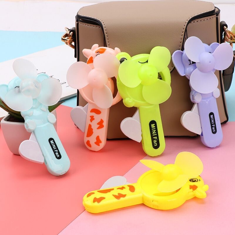 Children's summer cute cartoon hand pressure hand crank mini fan handheld small portable portable student dormitory Children's summer cute cartoon hand pressure hand crank mini fan handheld small portable portable student dormitory