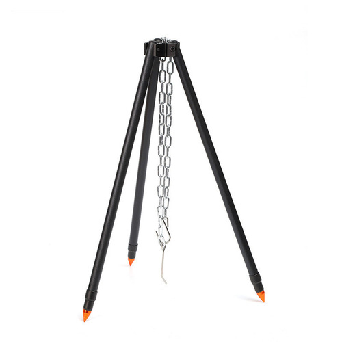 Outdoor picnic camping bracket portable lightweight hanging pot bracket tripod hanger with campfire rack camping supplies