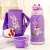 Cartoon glass cover, children's suspenders, teapot, with embroidery