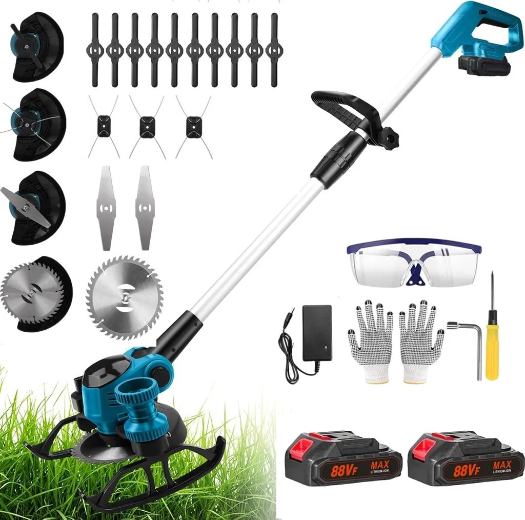 双折手持式电动折叠割草机长度可调用于18V的家庭园艺修剪工具