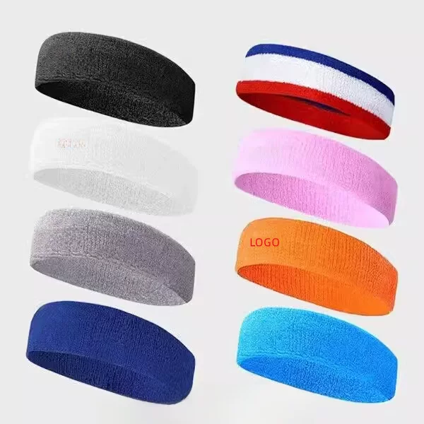 Pure Cotton Suwan Nike Stir-Tip Hook Headband Sweat-Absorbent Sports Anti-Sweat Yoga Men's and Women's Tennis Running Basketball Headscarf