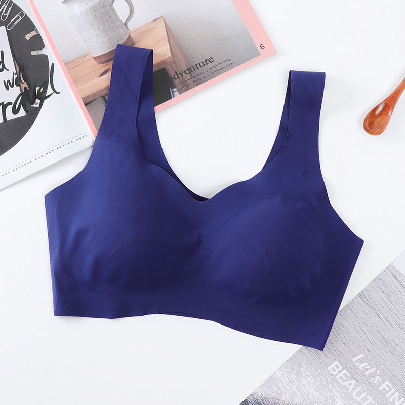 Fábrica de comercio exterior transfronterizo venta directa ropa interior sin marcas mujeres reuniendo belleza de espalda chaleco de mujer cómodo sin anillo de acero sostén de sueño