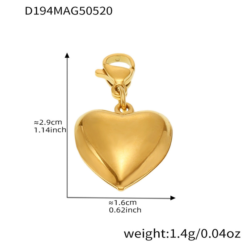 Mili メッキ 18 K 厚いゴールド DIY エナメル釉シングルペンダントニッチファッションパーソナライズされたマリンアクセサリー卸売|undefined