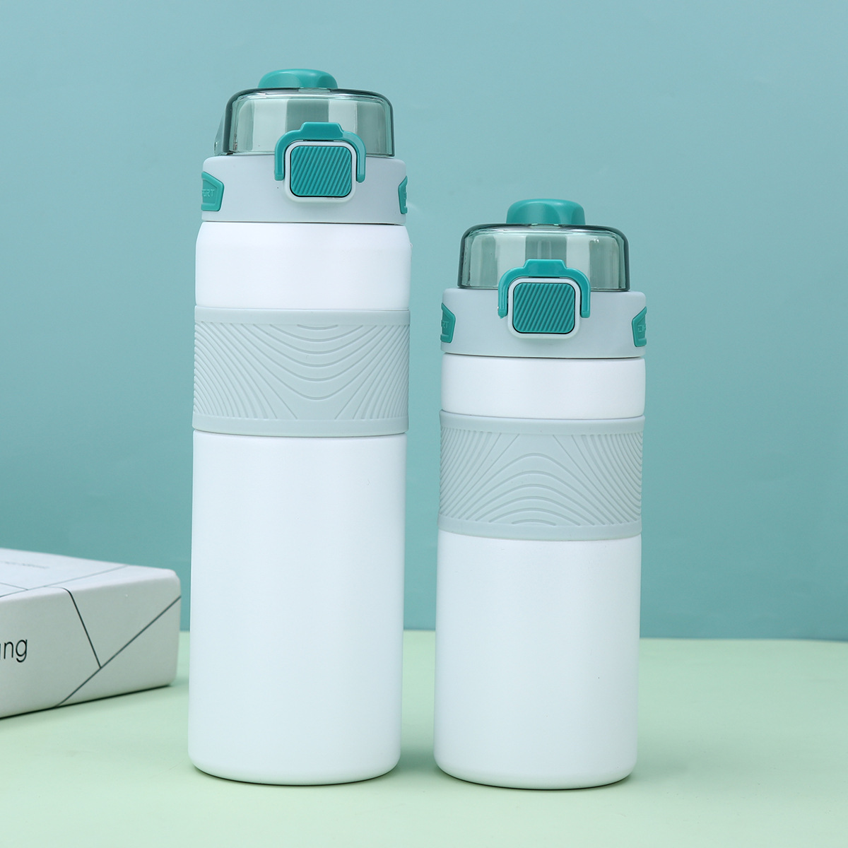 Amazon 316 taza de aislamiento al vacío de acero inoxidable al aire libre de alto valor deportivo hervidor de agua portátil taza de doble bebida