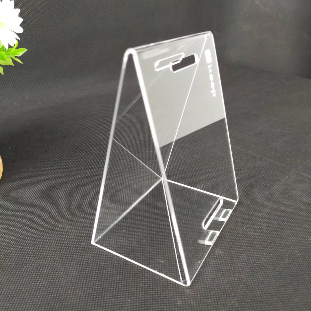 热弯A6亚克力台牌定logo透明办公弧度折弯广告架亚克力奖牌收纳架