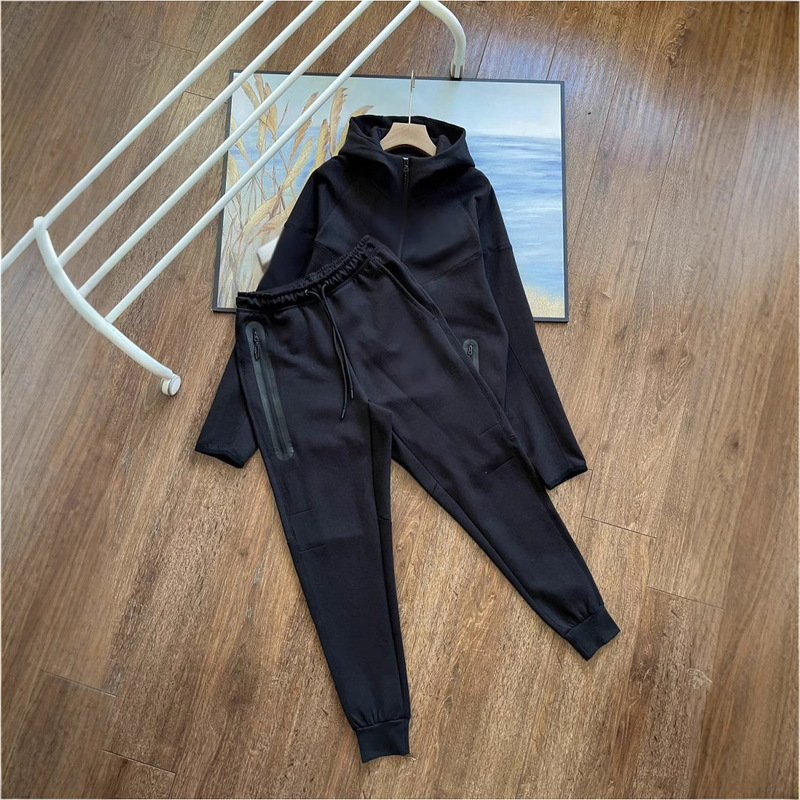 25 Years New Model Tech Fleece Men's Air Layer Casual Sports Jacket and Sweatpants Set 792+002 25 Years New Model Tech Fleece Men's Air Layer Casual Sports Jacket and Sweatpants Set 792+002