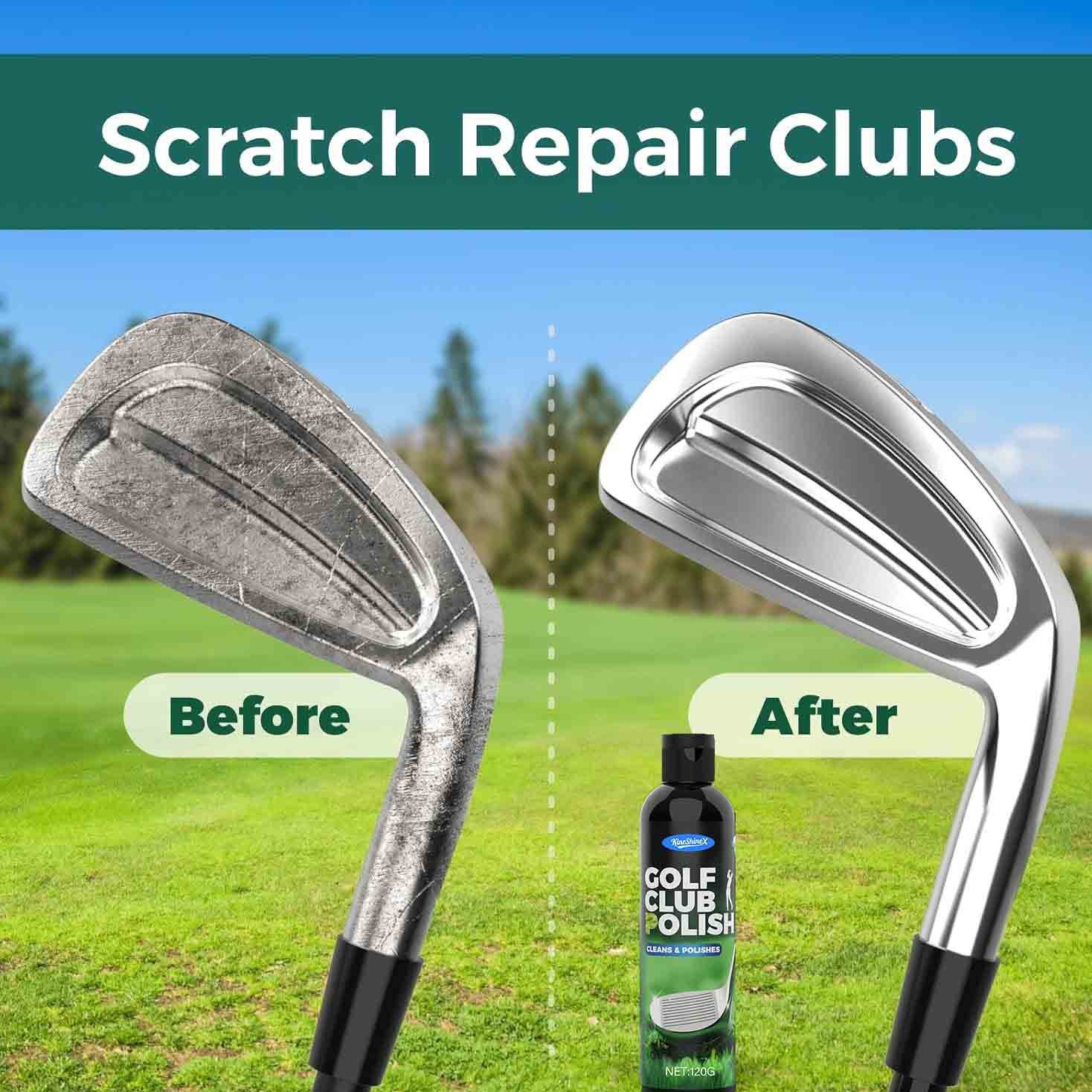 Golfpolierpaste dient zum täglichen Abwischen und zur Pflege der Schlägeroberflächen, um kleinere Kratzer auf der Oberfläche auszubessern._voghion.com