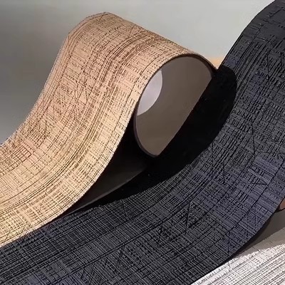 Tablero de madera de sierra de piedra blanda Tablero de haya Tablero de madera de arte doblable Cemento vertido Piedra plástica Fondo de vetas de madera Según la decoración Piedra flexible