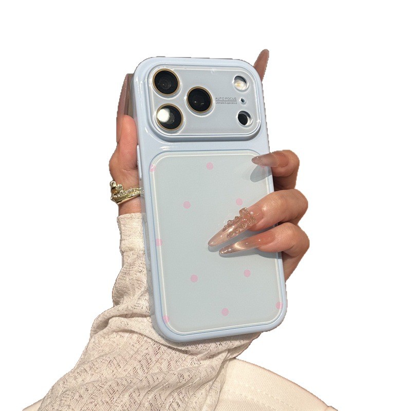 秒變17大視窗適用iPhone17pro手機殼蘋果16pro撞色15pro波點14pro 5