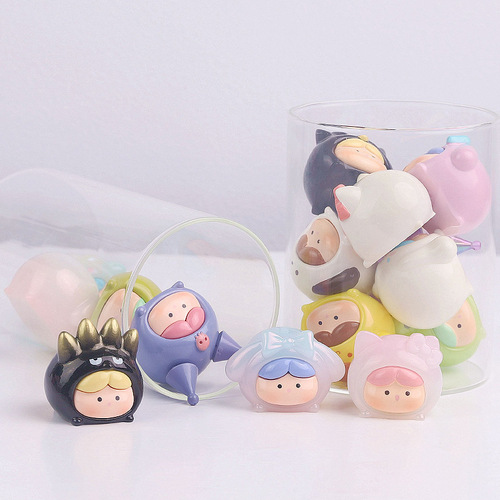 Cute cute small blind box doll hand-made student and children's gift Internet celebrity cartoon blind bag desktop small ornaments