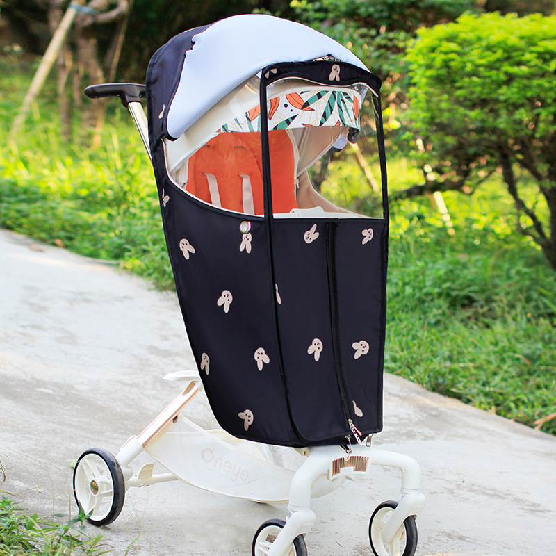 ベビーカー用レインカバー、防風カバー、子供用車用防風カバー、ベビーカー用保温カバー
