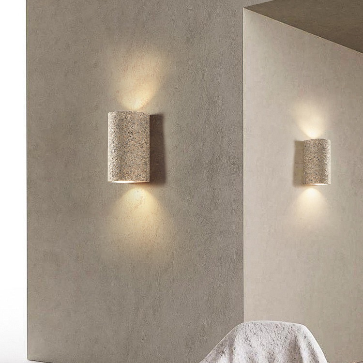Diseño nórdico moderno corredor viento sala de estar lámpara de cabecera de fondo dormitorio lámpara de pared simple lámpara silenciosa lámpara de cabecera de fondo pasillo
