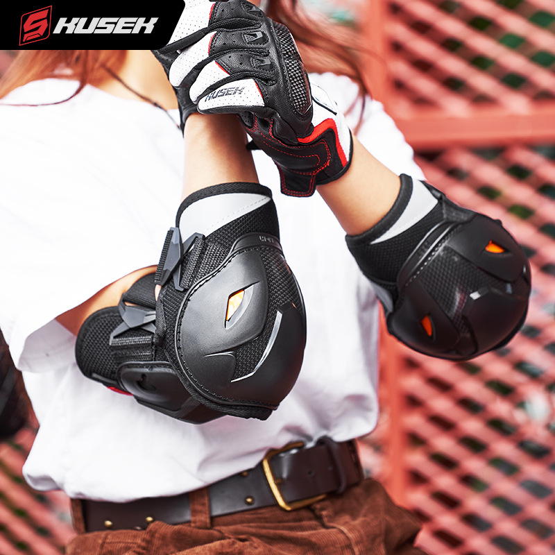 KUSEK motocicleta rodilla protector de vehículo eléctrico cuatro estaciones universal anti-caída a prueba de viento protector de piernas femeninas combinación de equipos de bicicleta