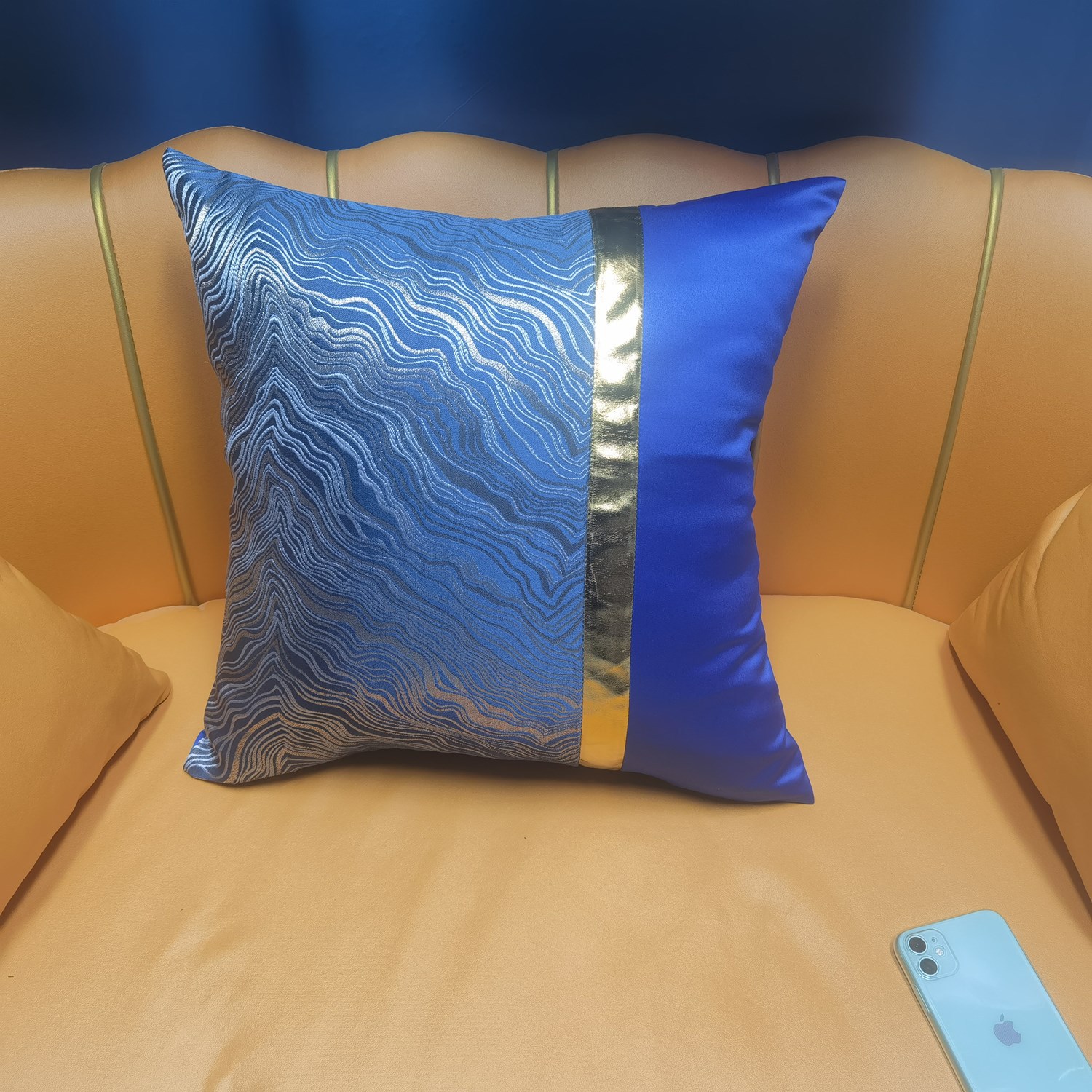 텍스처 블루 이중 철자