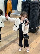 2023春季新款童裝 韓國童裝 女童氣質小香風外套 春季薄款外套