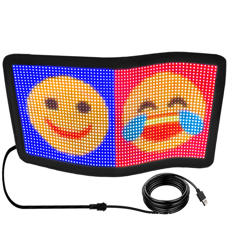 Pantalla de coche pantalla LED pantalla de publicidad del parabrisas trasero del coche ventana trasera rodando subtítulo Pantalla de publicidad electrónica