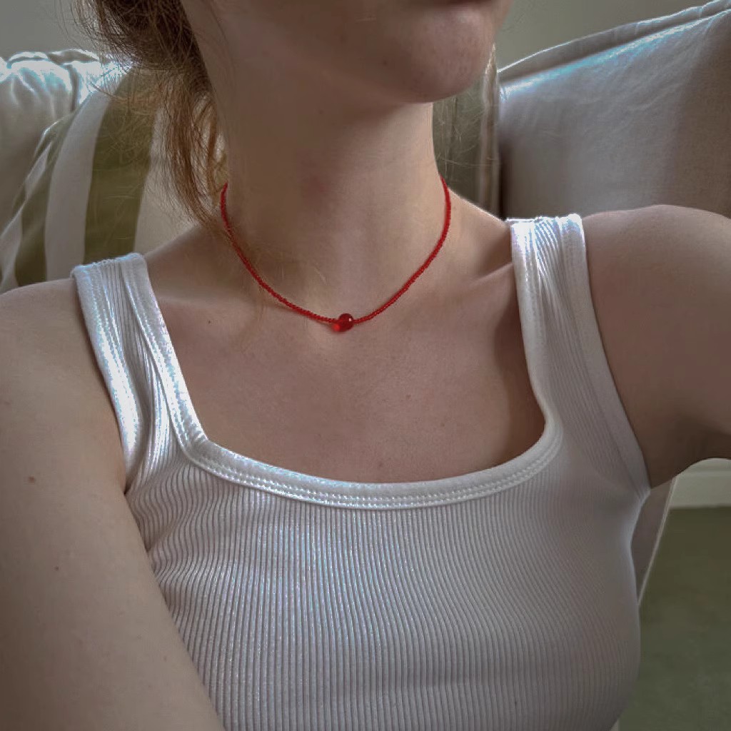 Onyx retro necklace