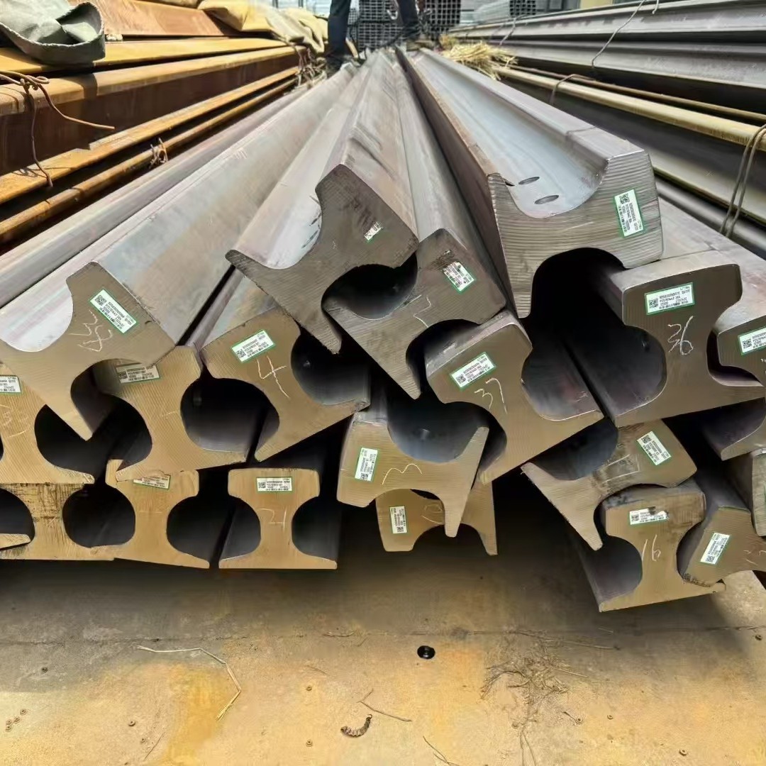 现货供应38kg43kg起重钢轨QU71Mn龙门吊道轨55Q矿山轨道