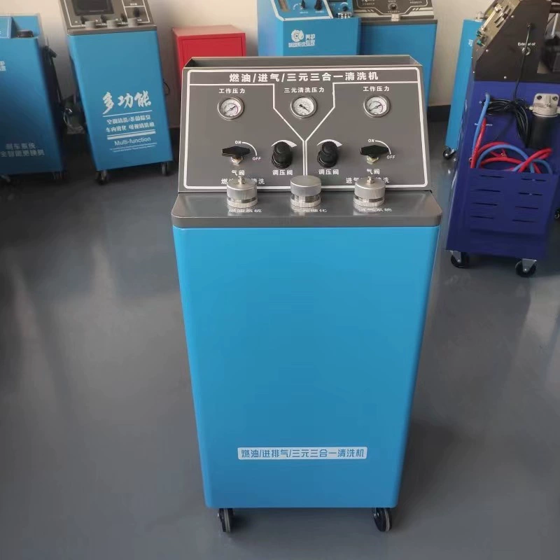 Дроссельная заслонка трехстороннее каталитическое удаление нагара оборудование три-в-одном Автомобильная топливная система разборка-Бесплатная очистка машины Топливная форсунка