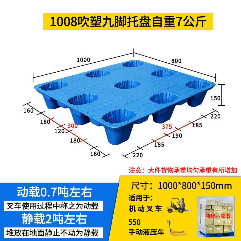 블루 1000*800 * 150mm7kg