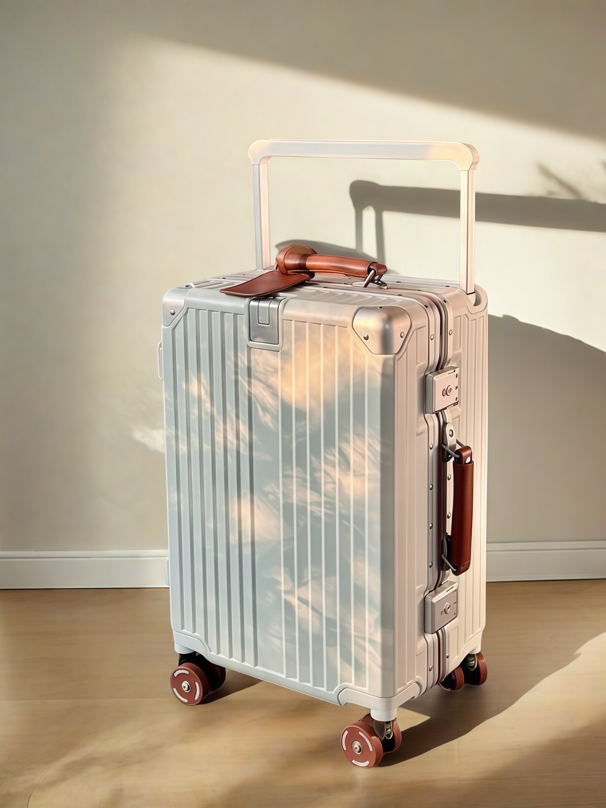 2025 nueva maleta de ruedas de hielo de 20 pulgadas en la Caja de 24 pulgadas en la Caja de trolley, caja de código duradera para viajar image 3